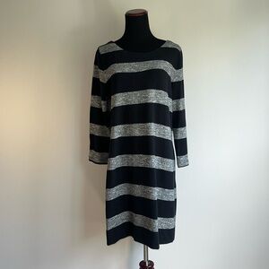 J. Crew Rugby / Nautical Striped Boatneck Dress